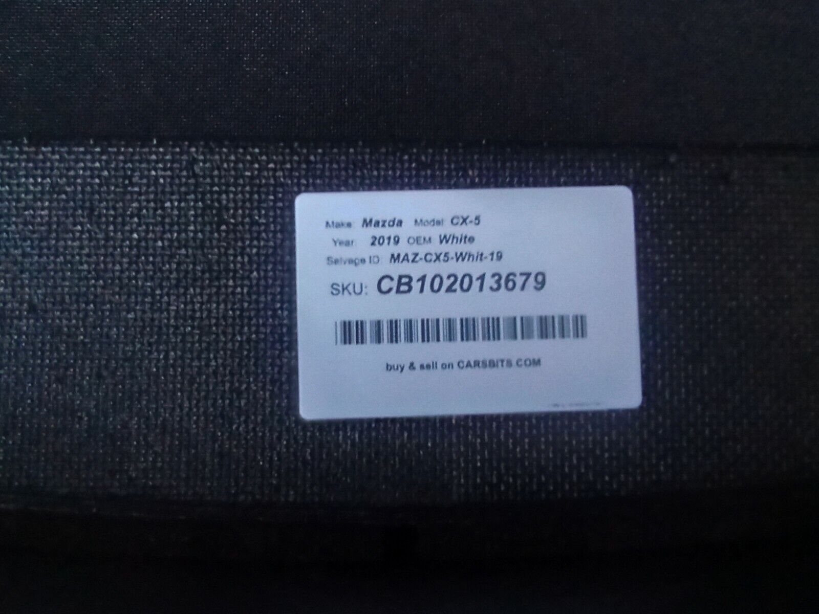 Mazda CX5 CX-5 17-21 Rear Boot Inner Tool Kit Storage Compartment