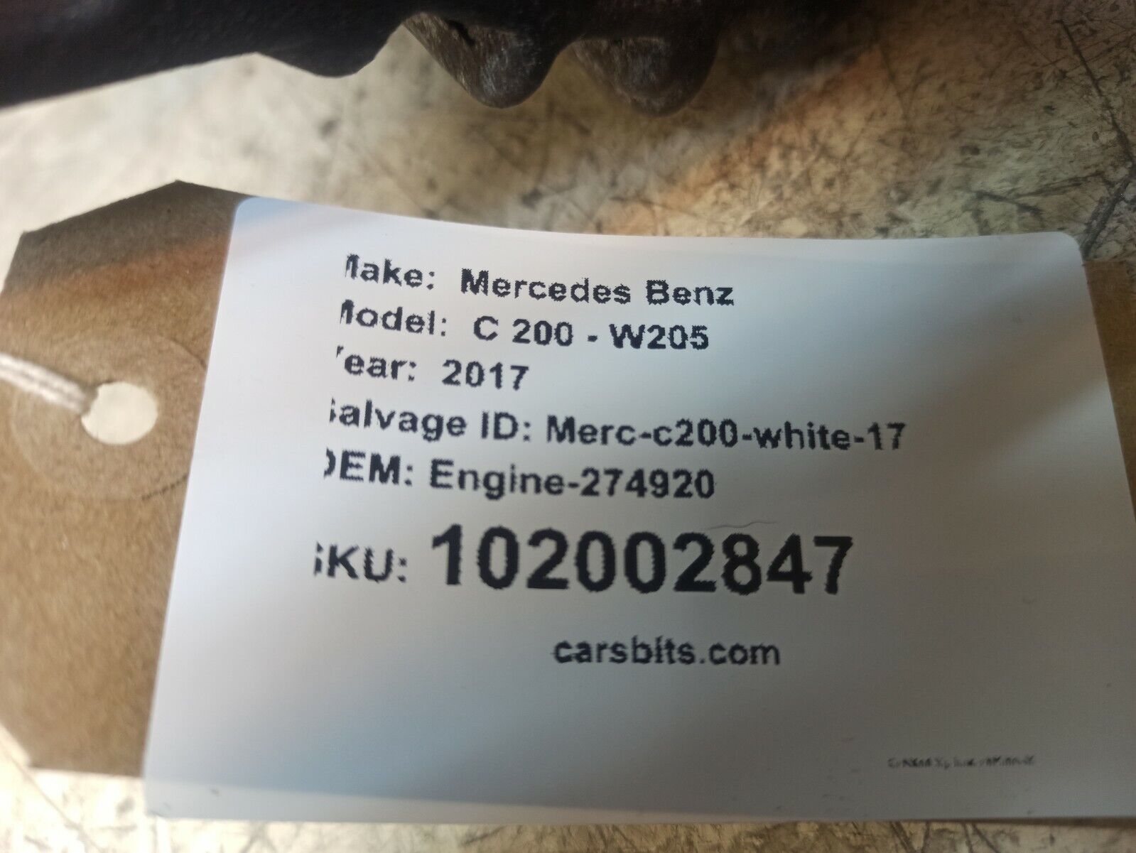 Mercedes Benz W205 C200 2014-2019 2.0 Petrol Alternator - Image 7