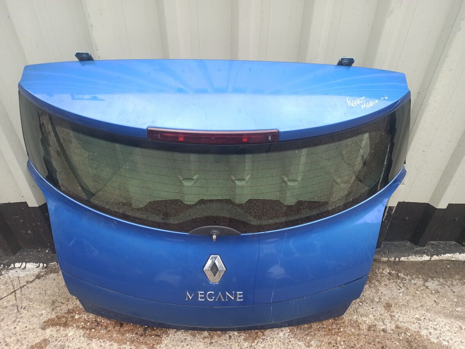 Renault Megane MK2 2002-2009 Blue Rear Boot Lid Tailgate BARE - Image 3