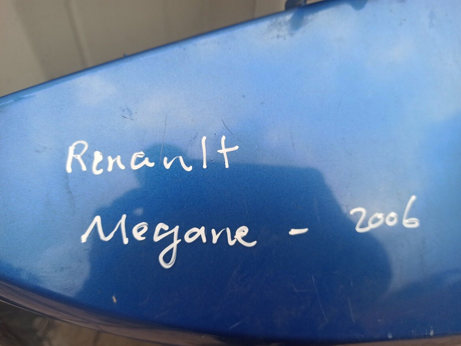 Renault Megane MK2 2002-2009 Blue Rear Boot Lid Tailgate BARE - Image 4