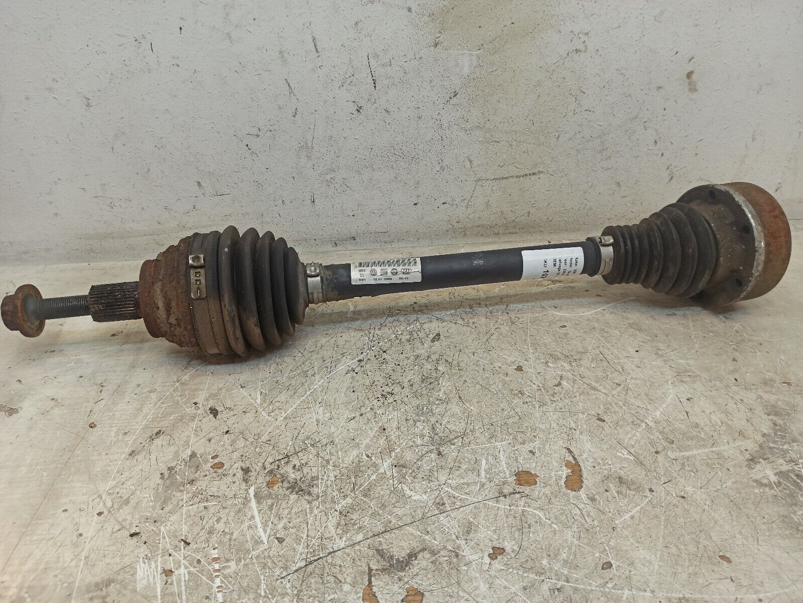 VW Golf MK5 2004-2008 1.6 FSi Driveshaft N/S/F 1K0407271CP - Image 4