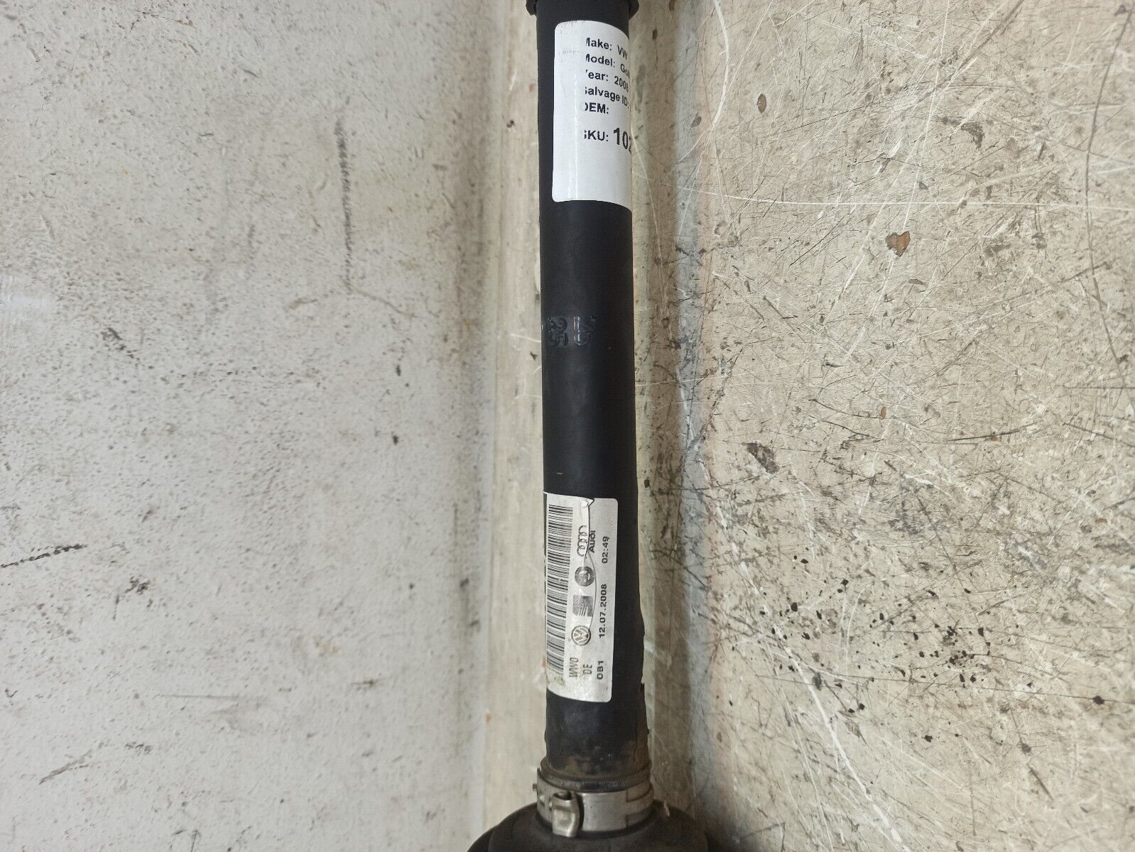 VW Golf MK5 2004-2008 1.6 FSi Driveshaft N/S/F 1K0407271CP - Image 6