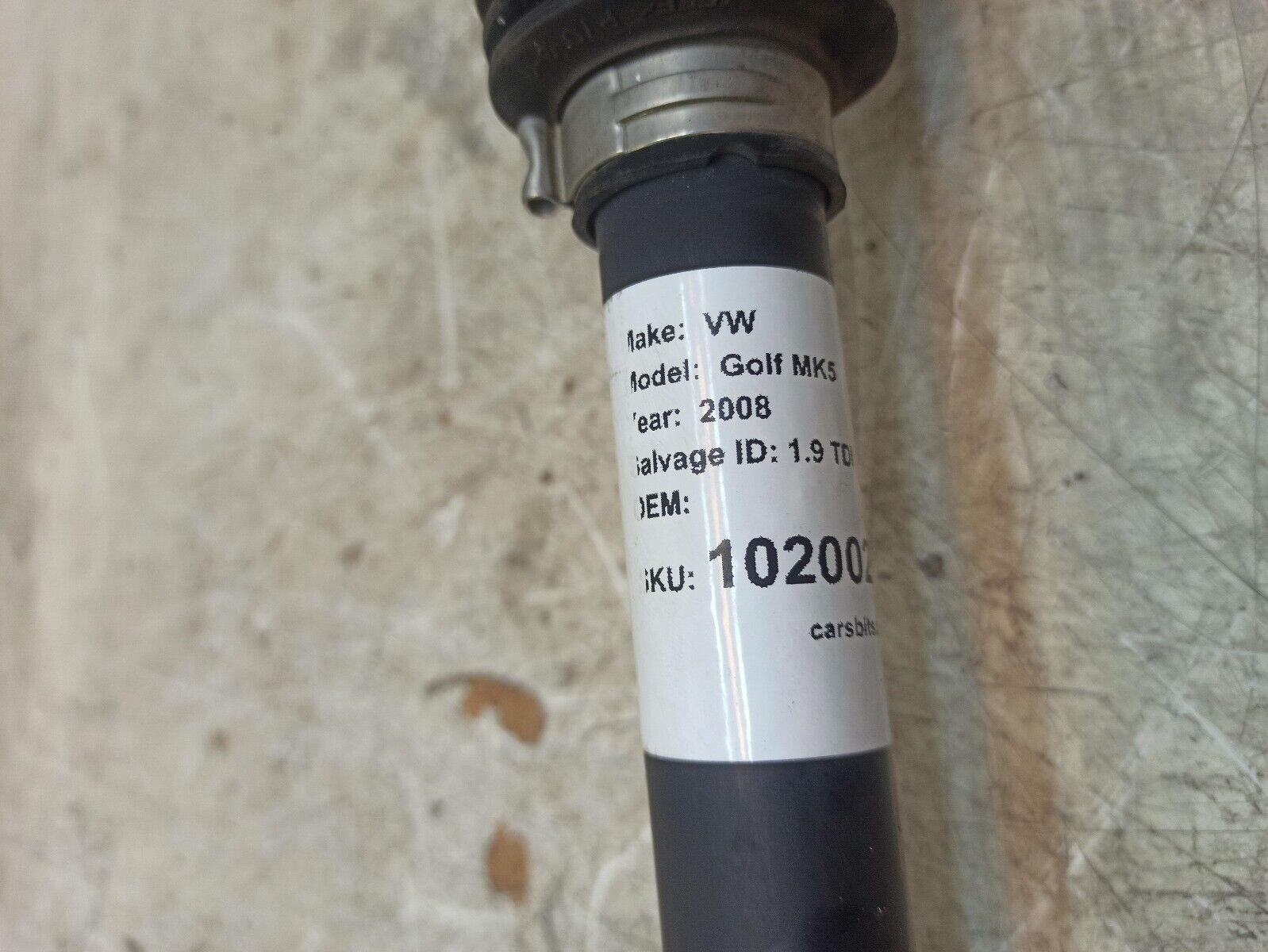 VW Golf MK5 2004-2008 1.6 FSi Driveshaft N/S/F 1K0407271CP - Image 10