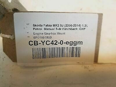 2010 Skoda Fabia MK2 5J Genuine Engine Gearbox Mount 1.2L Petrol 6R0199185B - Image 5