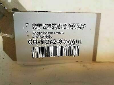 2010 Skoda Fabia MK2 5J Genuine Engine Gearbox Mount 1.2L Petrol 6R0199185B - Image 9