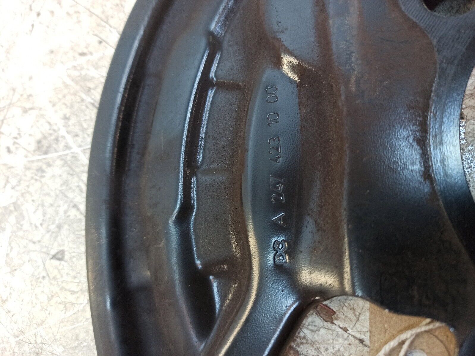 Mercedes Benz Sports A200 W177 2019-2021 Rear Right Brake Disc Guard Cover - Image 3