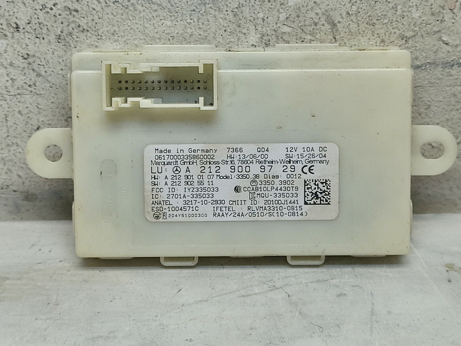 Mercedes Benz W176 2.1 AMG 13-18 Keyless Entry Control Module ...