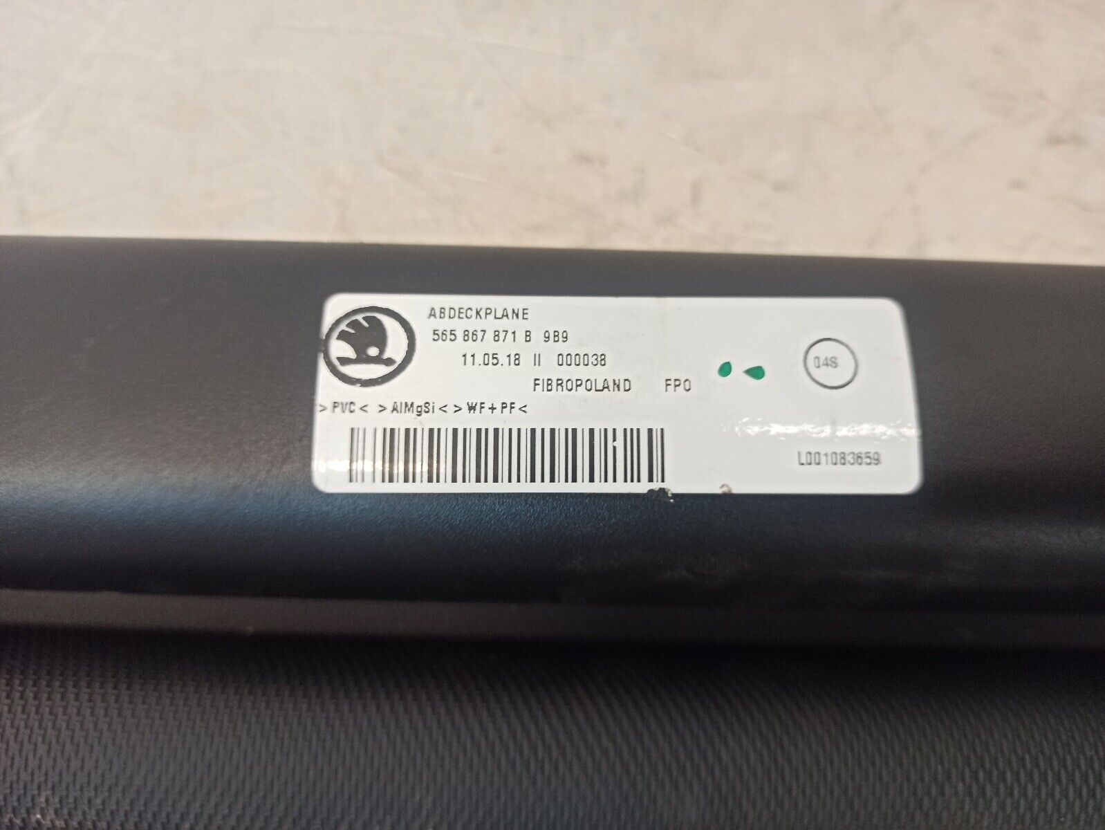 Skoda Kodiaq 2017-2020 Boot Inner Parcel Shelf 565867871 - Image 8
