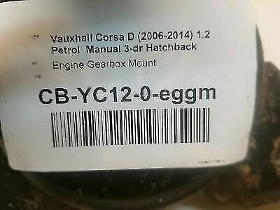 Vauxhall Corsa D 2006-2014 Engine Gearbox Mount 1.2 Petrol CB-YC12 - Image 5