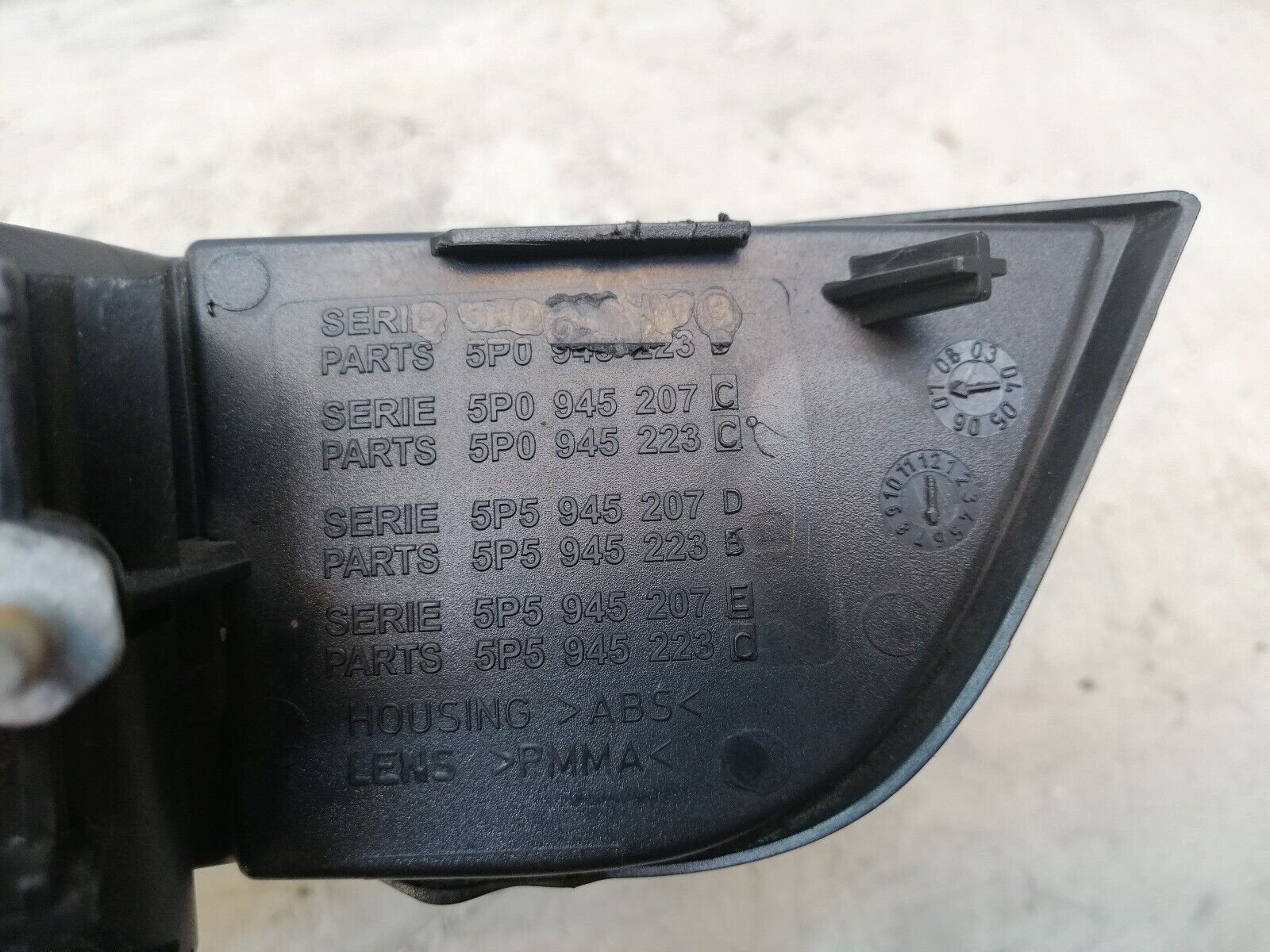 2009 Seat Ibiza Left Side Rear Revers Light 5P5945223 - Image 5