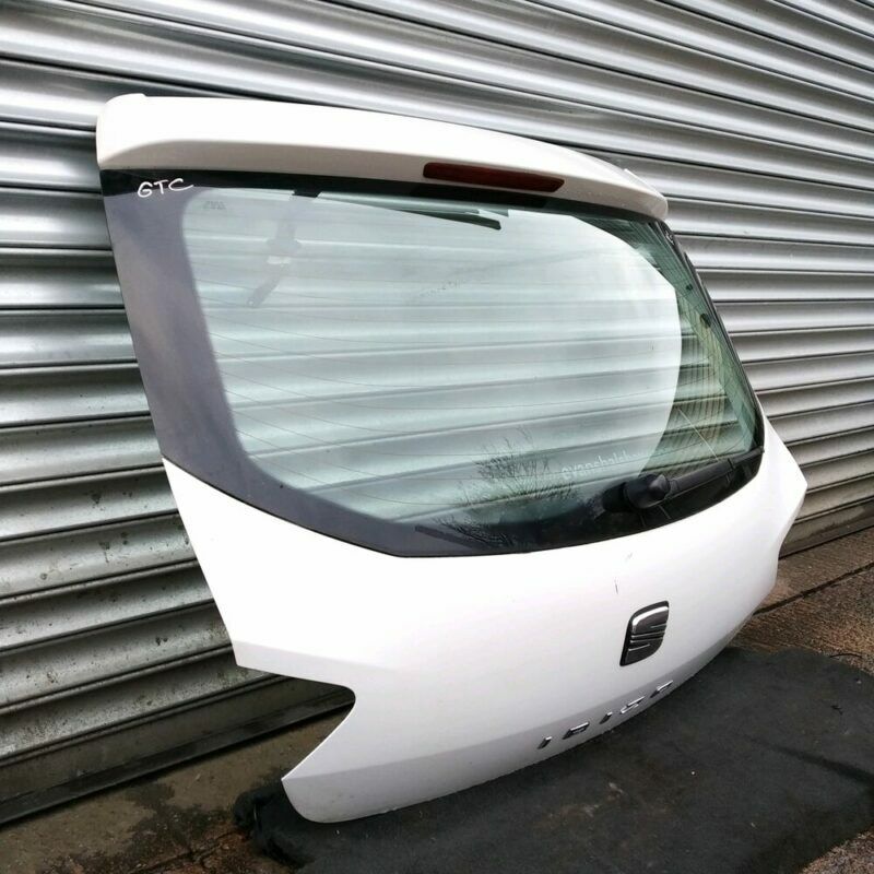 2012 Seat Ibiza S 6J MK4 Genuine Tailgate Boot Lid White LB9A 3 Doors HU-K2 - Image 3