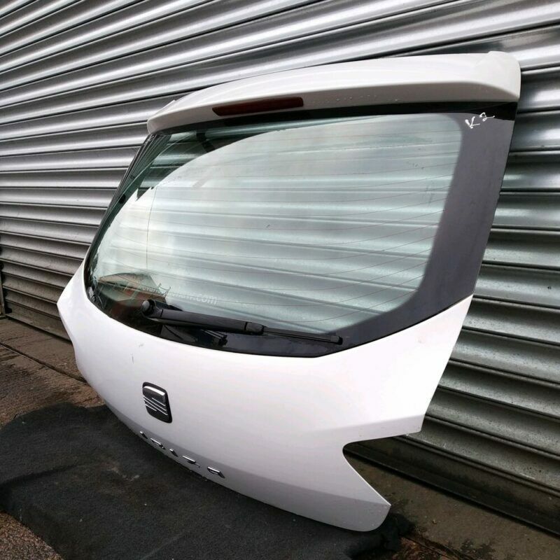 2012 Seat Ibiza S 6J MK4 Genuine Tailgate Boot Lid White LB9A 3 Doors HU-K2 - Image 4