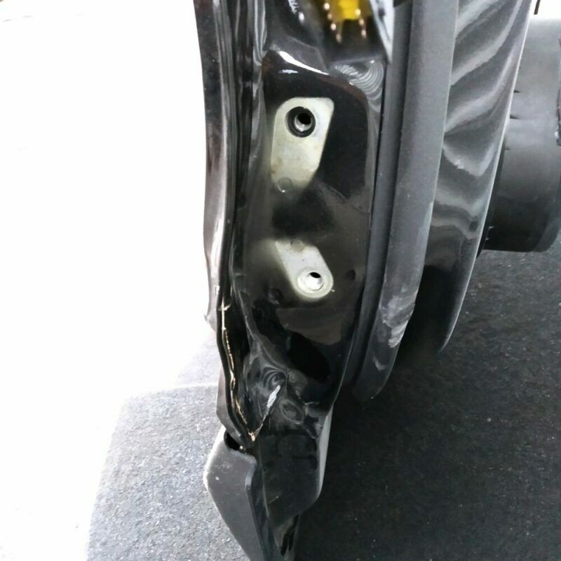 2017 Vauxhall Crossland X Genuine Rear Door Driver OS Black GB0 HU-H94 - Image 5