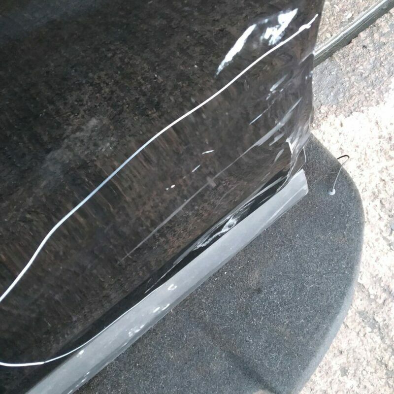 2017 Vauxhall Crossland X Genuine Rear Door Driver OS Black GB0 HU-H94 - Image 6