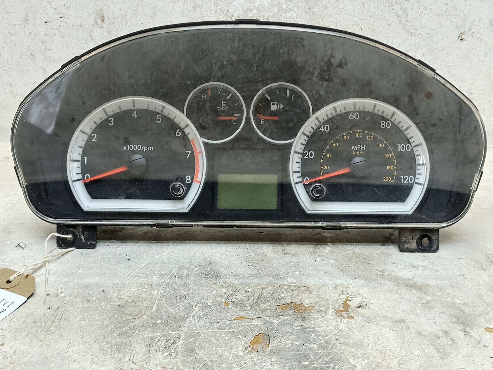 Chevrolet Aveo Petrol Front Instrument Cluster