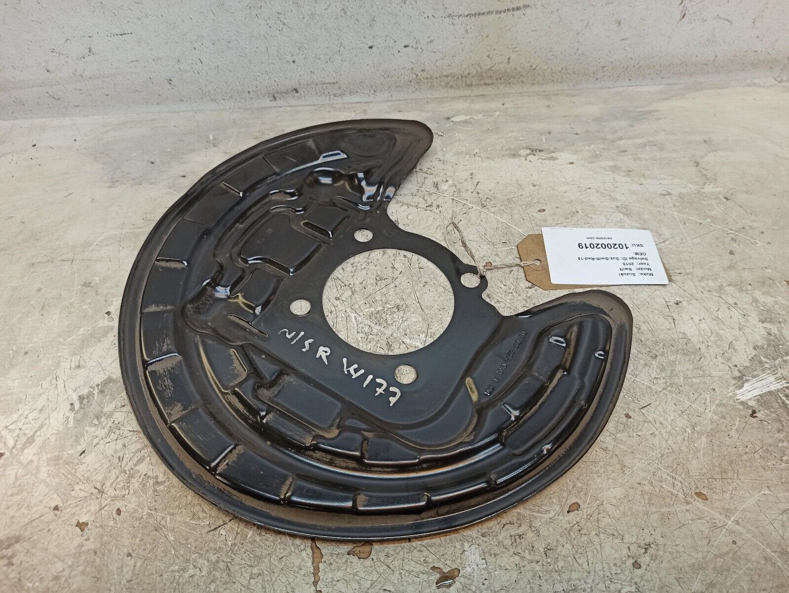 Mercedes Benz A200 W177 2019-2021 Rear Left Brake Disc Cover A2474230900