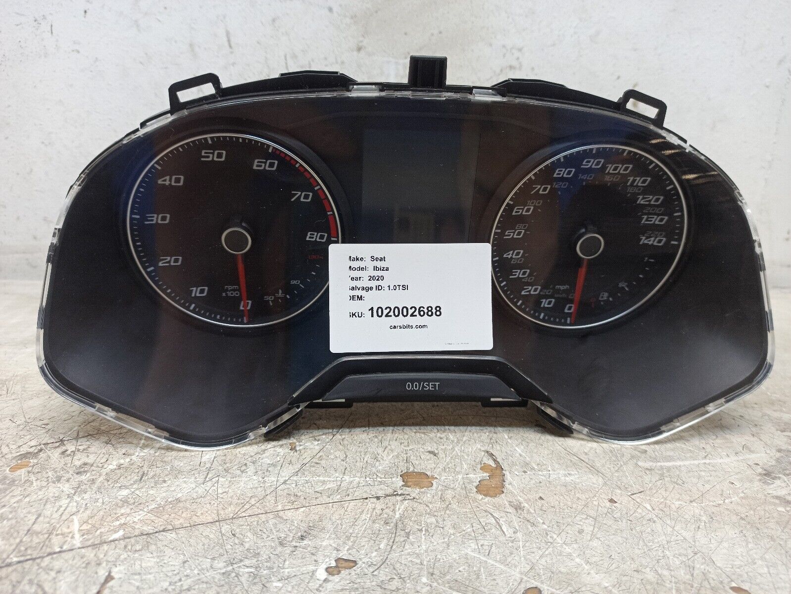 Seat Ibiza 6F MK5 2017- 2020 Speedo Meter Insturment Cluster A2C996321 - Image 3