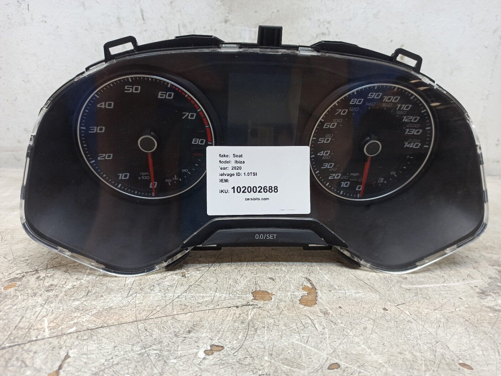 Seat Ibiza 6F MK5 2017- 2020 Speedo Meter Insturment Cluster A2C996321