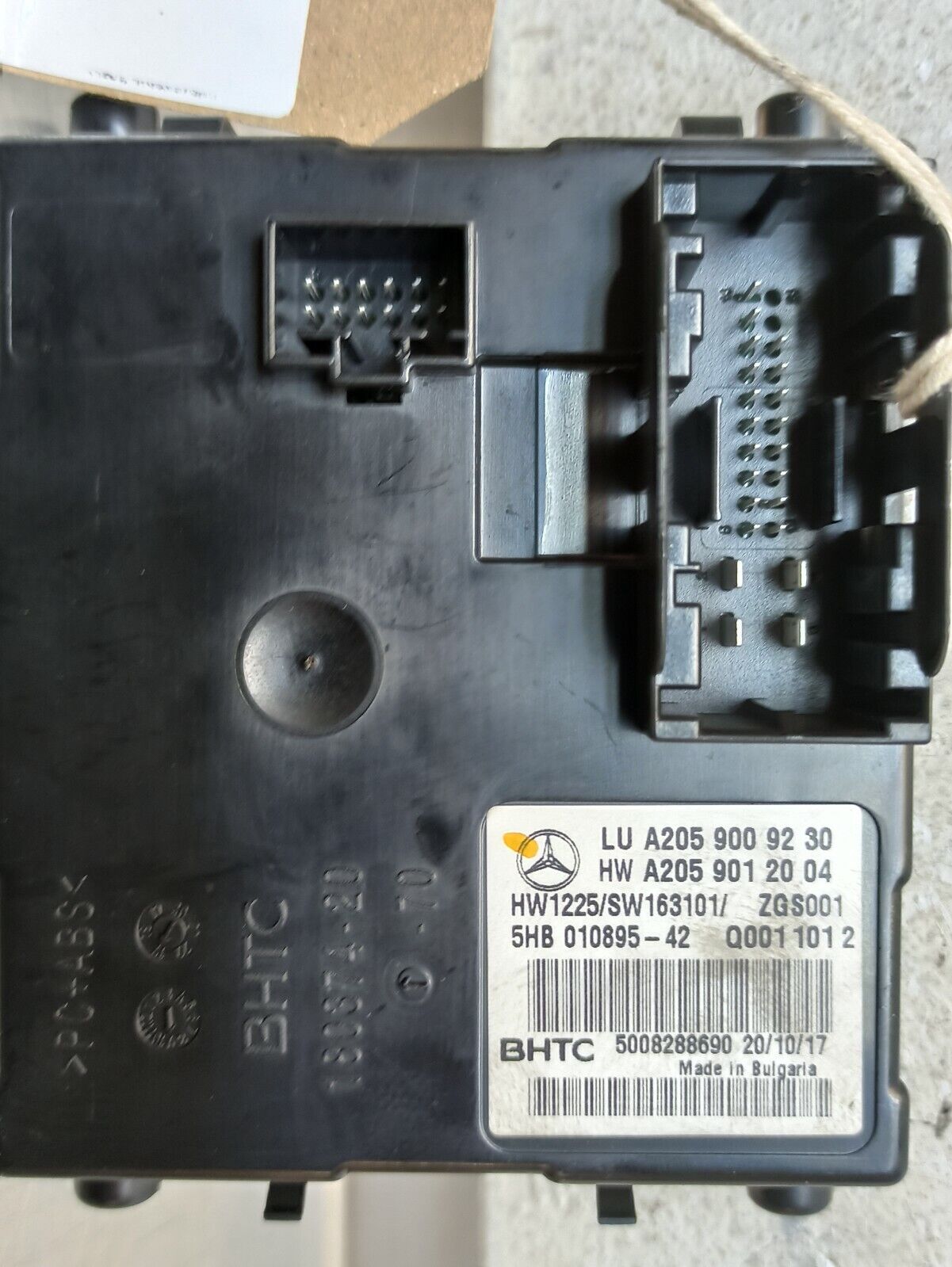 MERCEDES-BENZ 2014-2020 C200 W205 AMG Air Conditioner Control ECU A2059009230 - Image 3