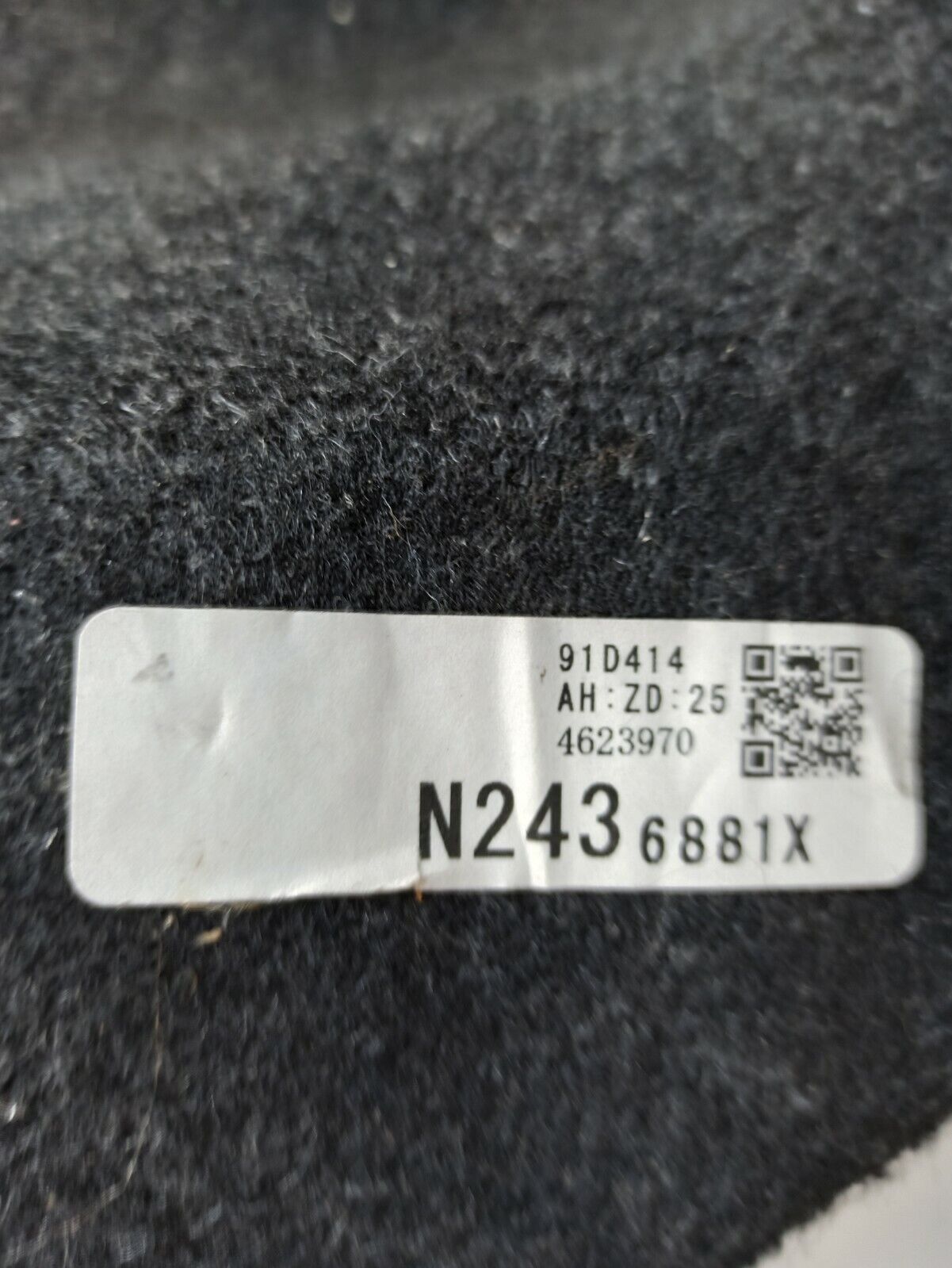 Mazda MX-5 SE 2016-2020 Rear Boot Inner False Floor Carpet Cover