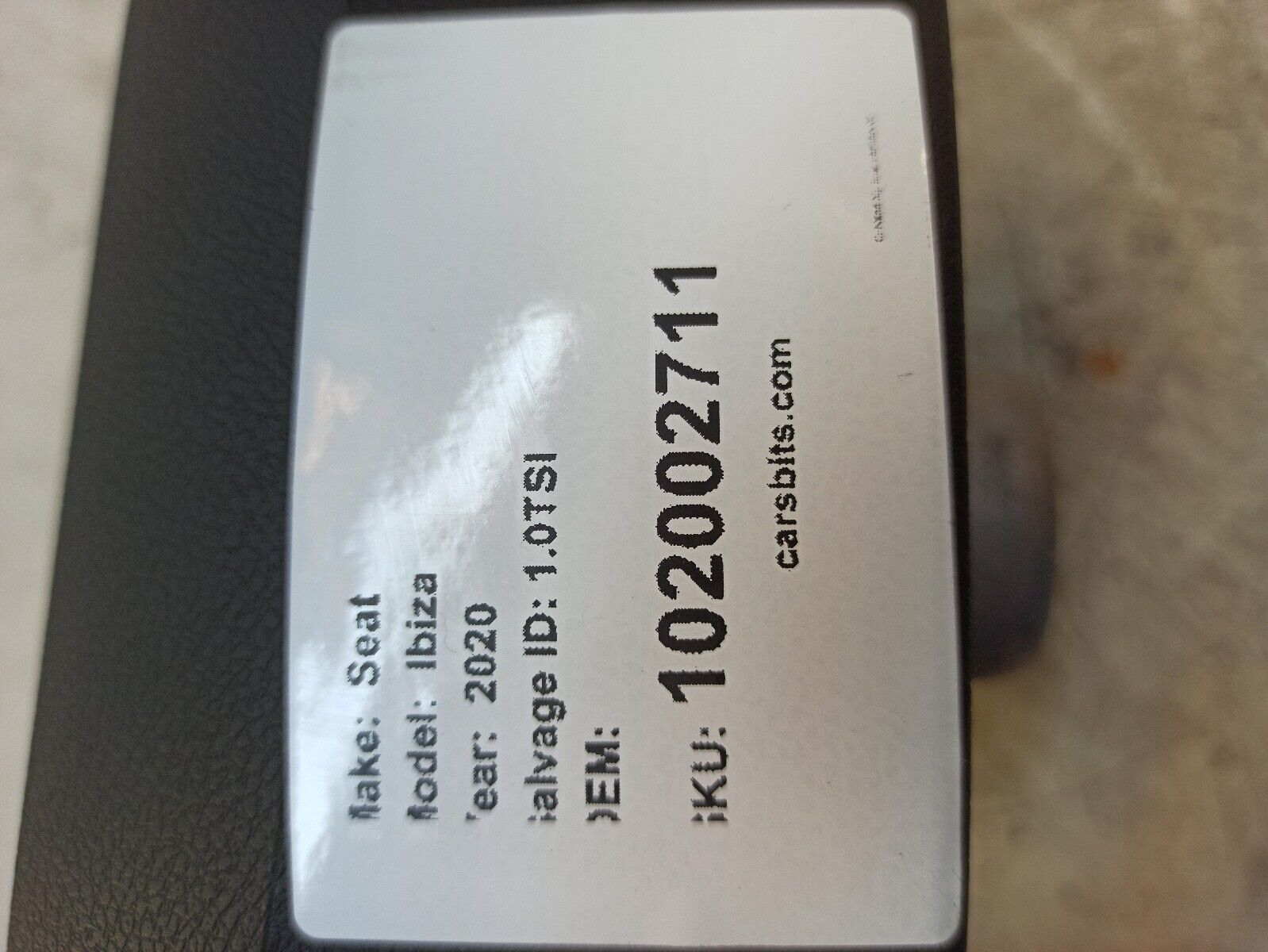 Seat Ibiza RF MK5 2017- 2020 Black Leather Steering Wheel - Image 11