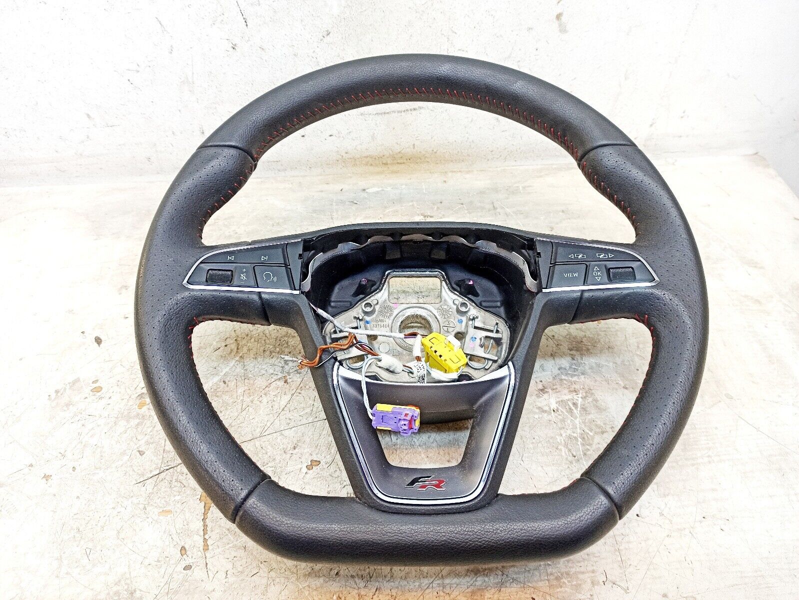 Seat Ibiza RF MK5 2017- 2020 Black Leather Steering Wheel - Image 3