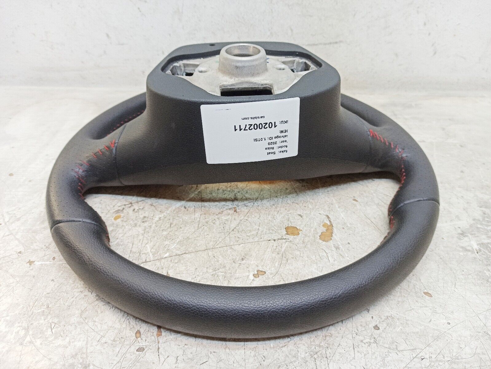 Seat Ibiza RF MK5 2017- 2020 Black Leather Steering Wheel - Image 6