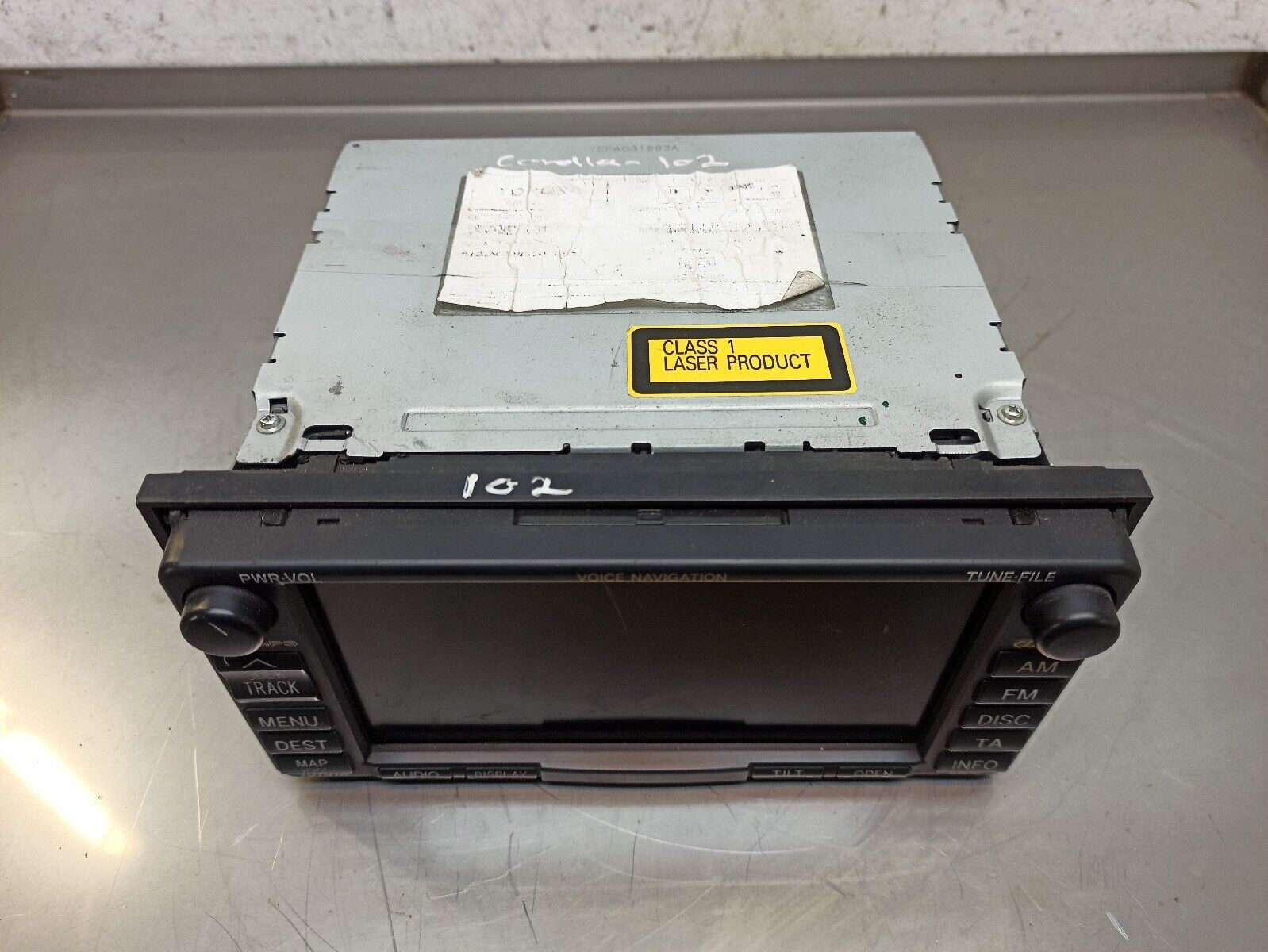 Toyota Corolla Verso 2003-2009 Sat Nav UK Version - Image 3