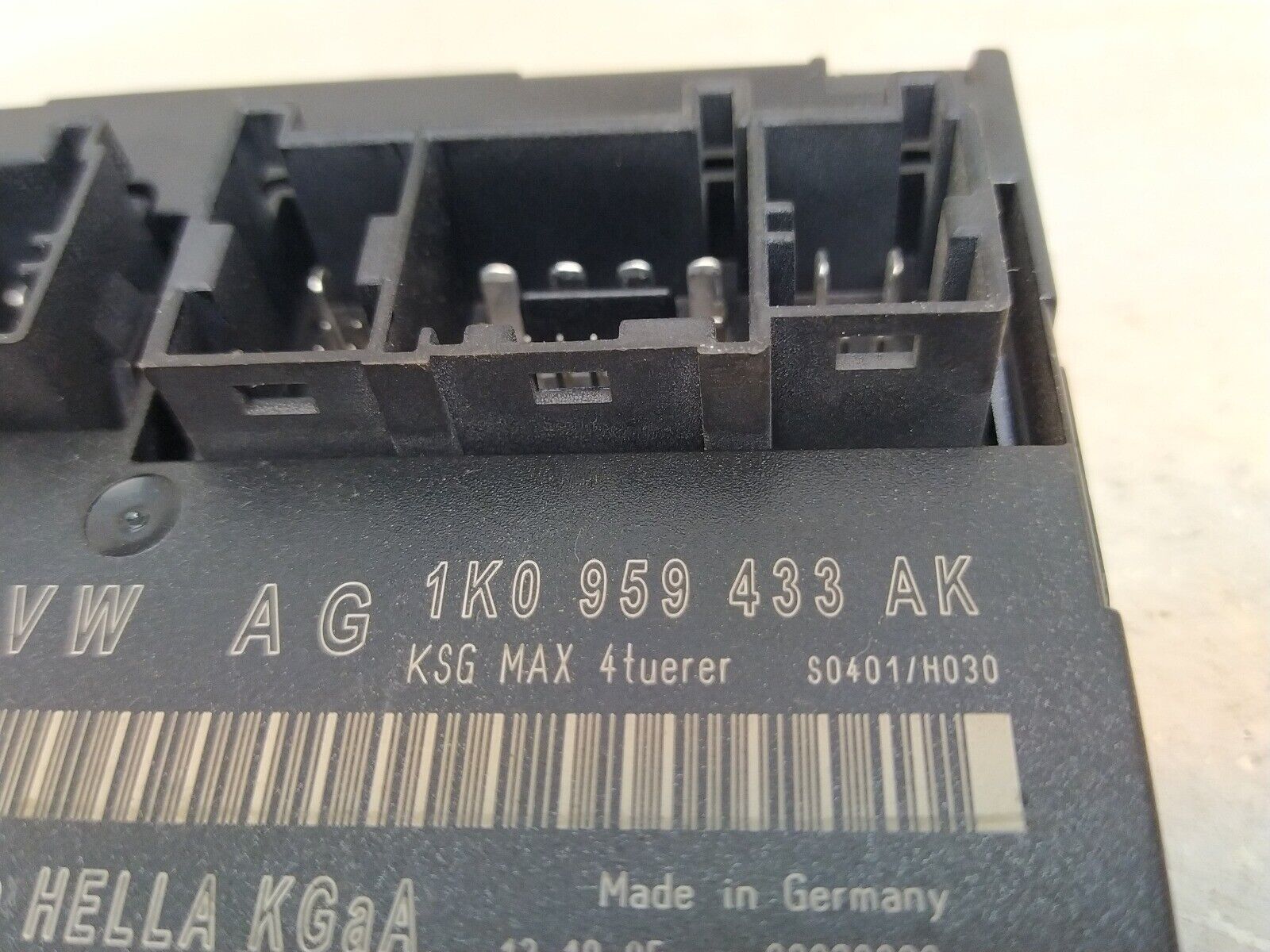 VW Touran 2003-2006 BKD 2.0 Convenience Comfort Module 1K0959433AK - Image 5