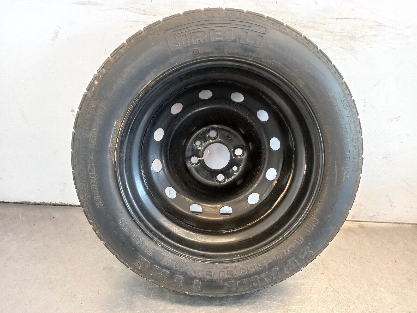 2000 Fiat Punto 14 Inch Spare Wheel S135/80B14 84M - Image 7