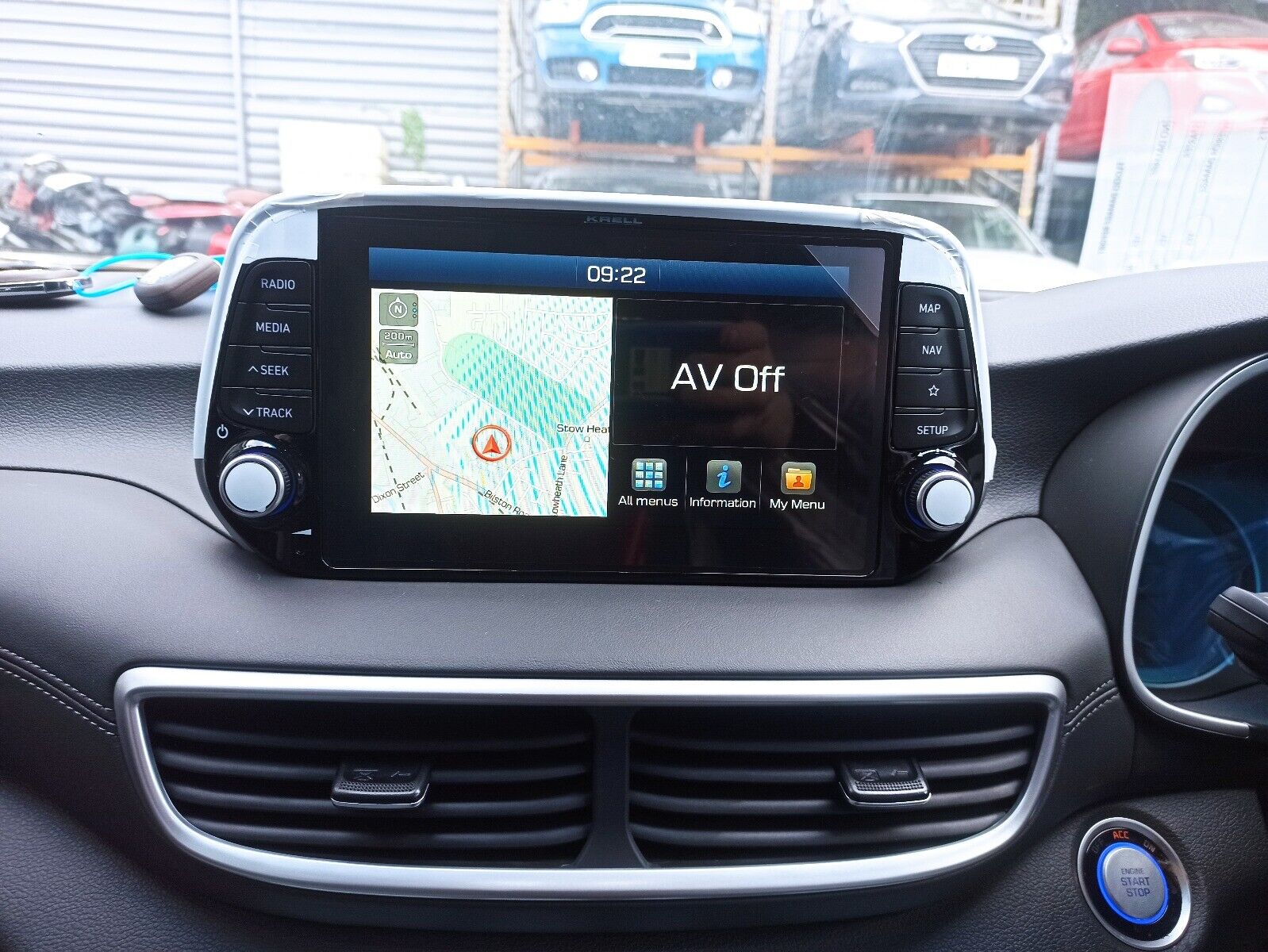 Hyundai Tucson 20182021 Hybrid TOUCHSCREEN MULTIMEDIA SAT NAV DISPLAY