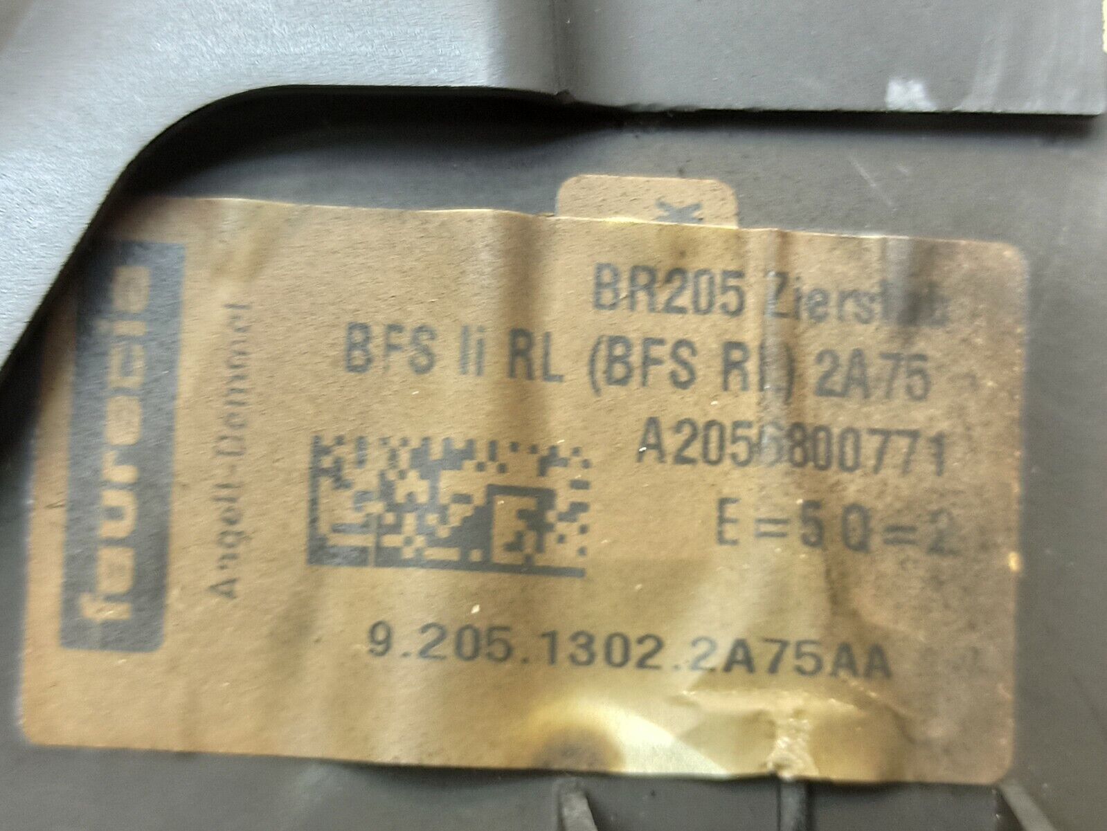 MERCEDES-BENZ 2014-2020 C200 W205 AMG Front Dashboard Trim A2056800771 - Image 6