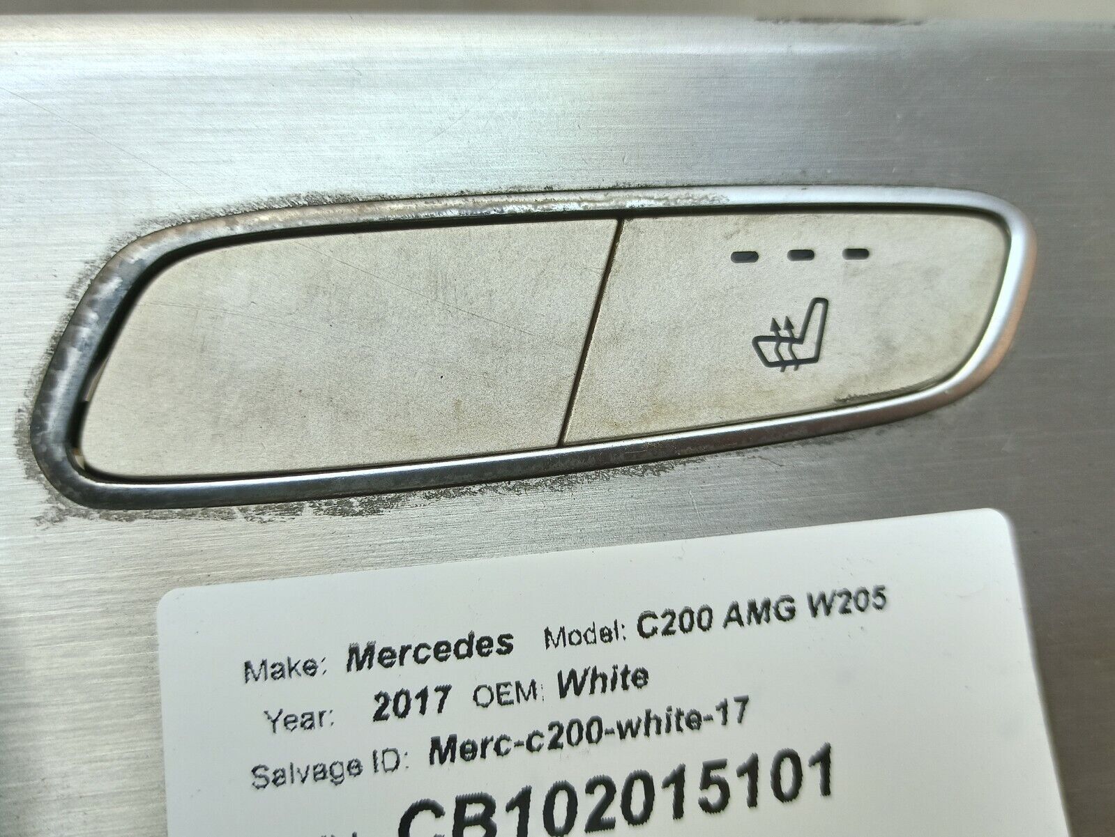 MERCEDES-BENZ 2014-2020 C200 W205 Front Memory Switch & Trim O/S A2139057502 - Image 4