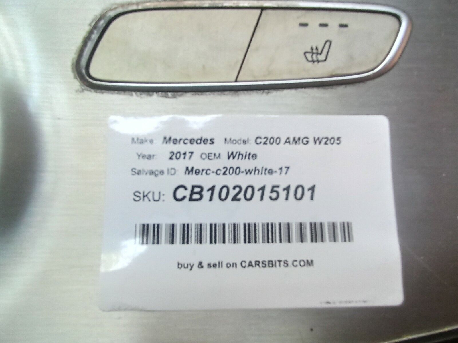 MERCEDES-BENZ 2014-2020 C200 W205 Front Memory Switch & Trim O/S A2139057502 - Image 10