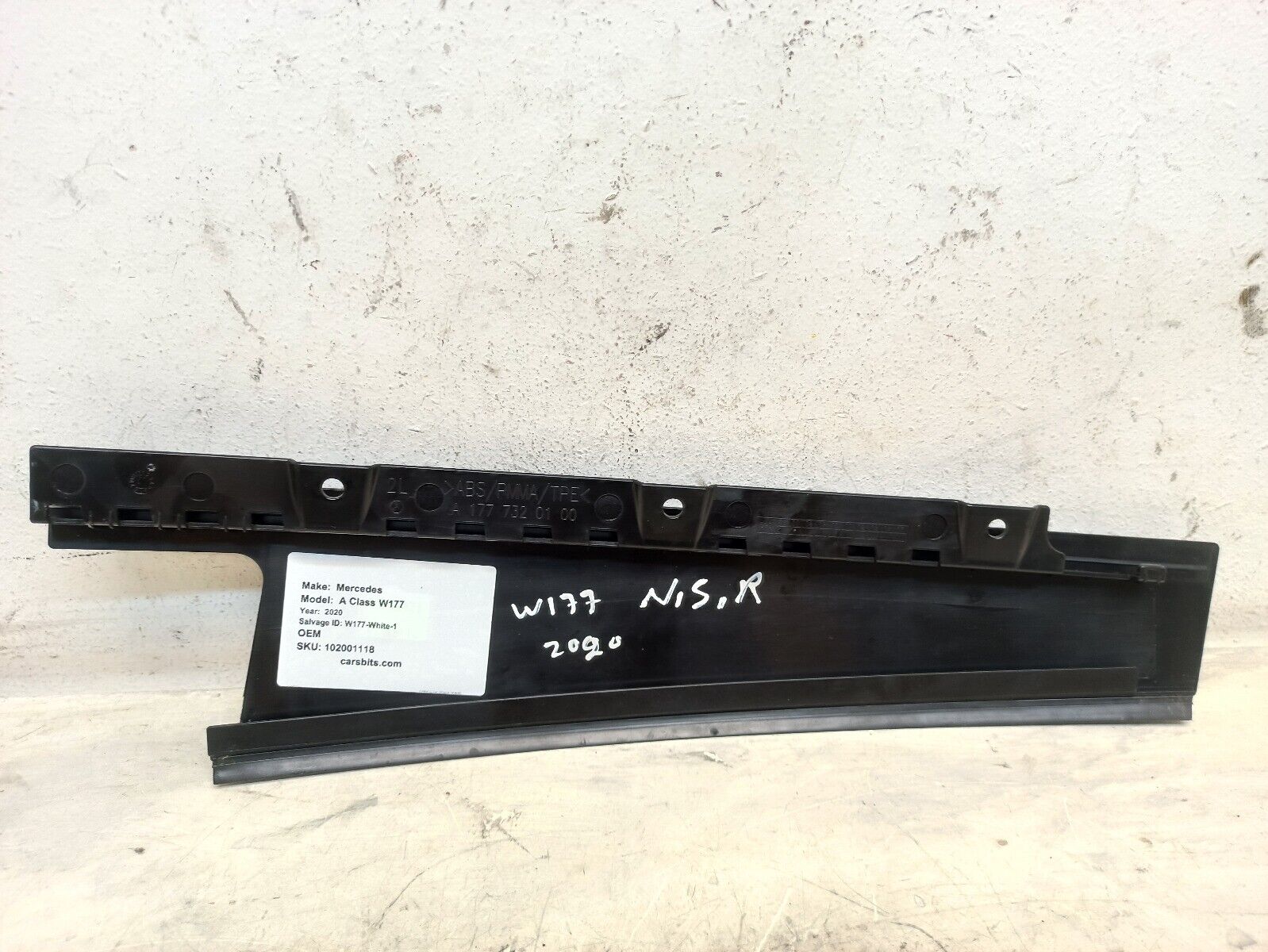 Mercedes Benz A Class W177 2020 Door Trim Left Rear A1777320100 - Image 3