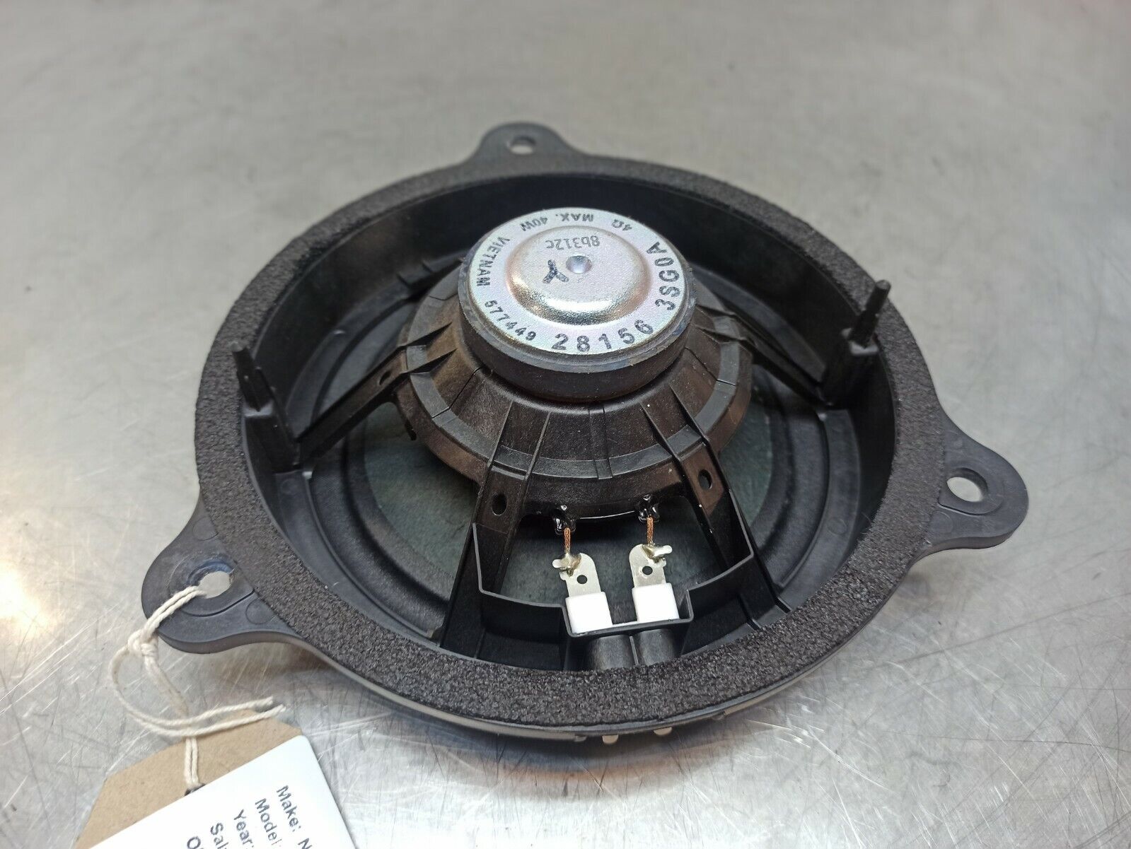 Buy Nissan X Trail 2017-2020 Door Speaker Passenger Side Rear N/S