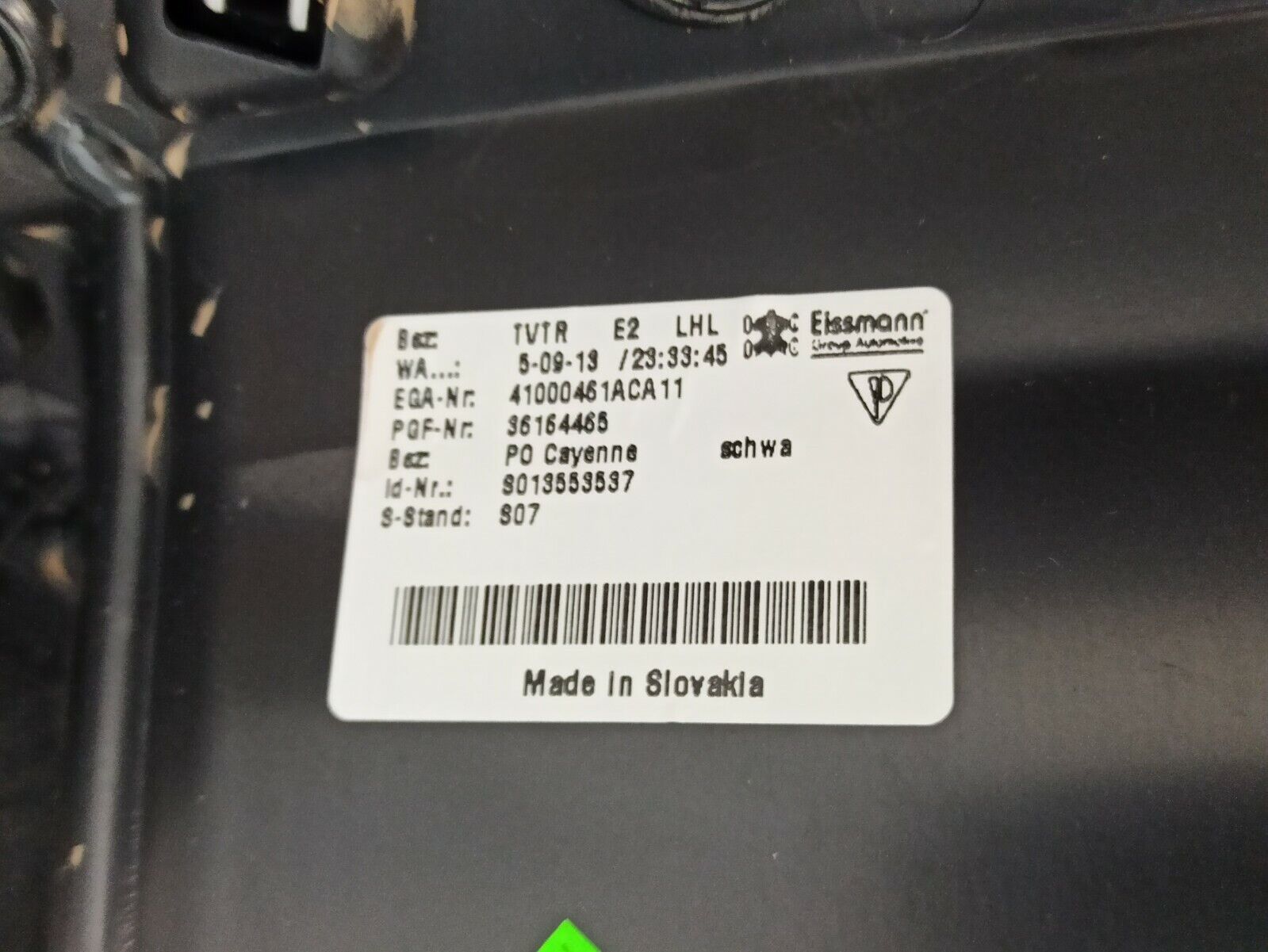 Porsche Cayenne 958 2013-2017 Door Card Passenger Side Rear N/S/R - Image 7