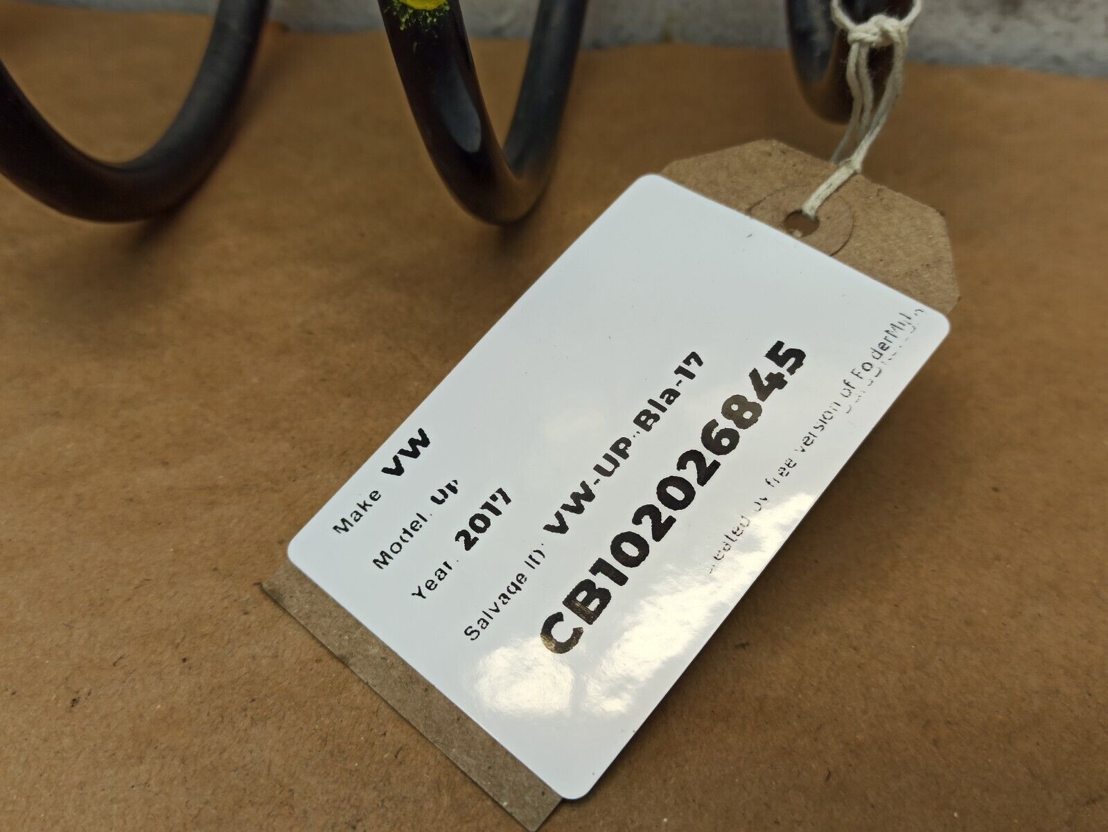 VW UP 2014-2021 Spring Coil