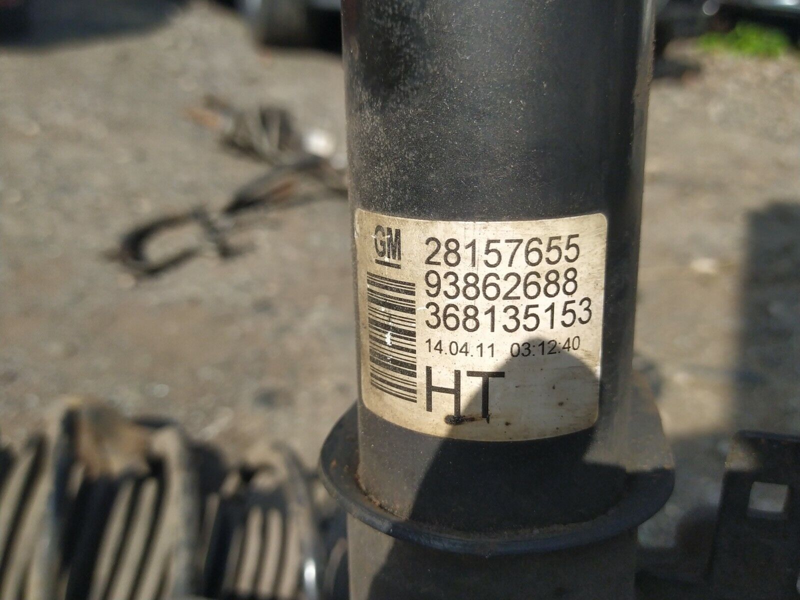 Vauxhall Zafira Shock Absorber Leg Passenger Side Front N/S/F 28157655 93862688 - Image 5