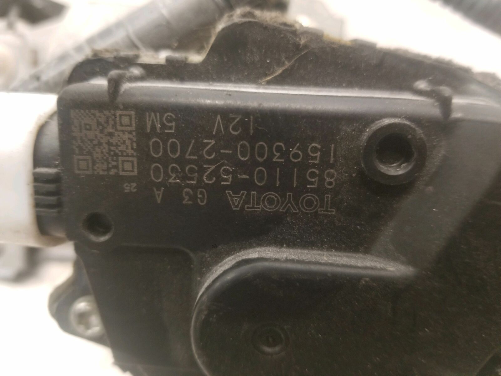 2010 Toyota Urban Cruiser NSP1 Genuine Wiper Motor and Linkage 8511052529.66667 - Image 11