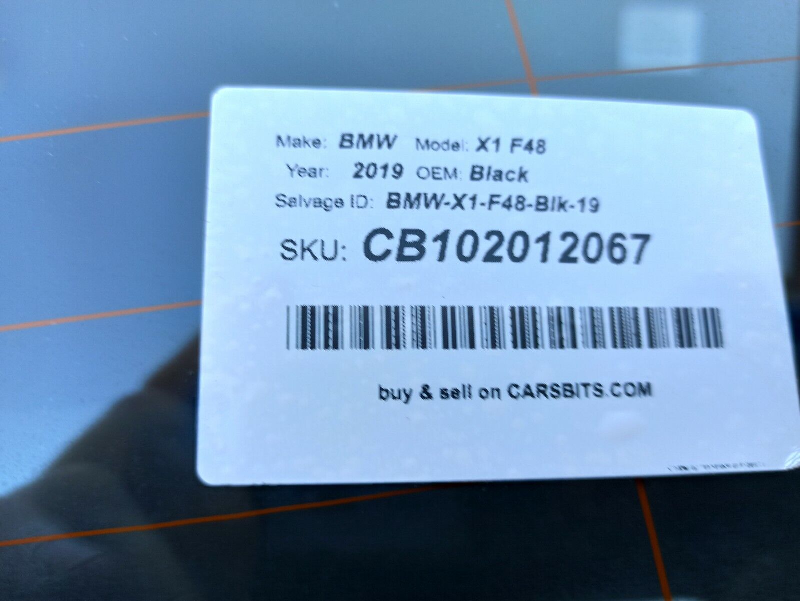 offページ③ Buy BMW X1 SE F48 19-21 Rear Boot Lid Tailgate Windscreen Glass