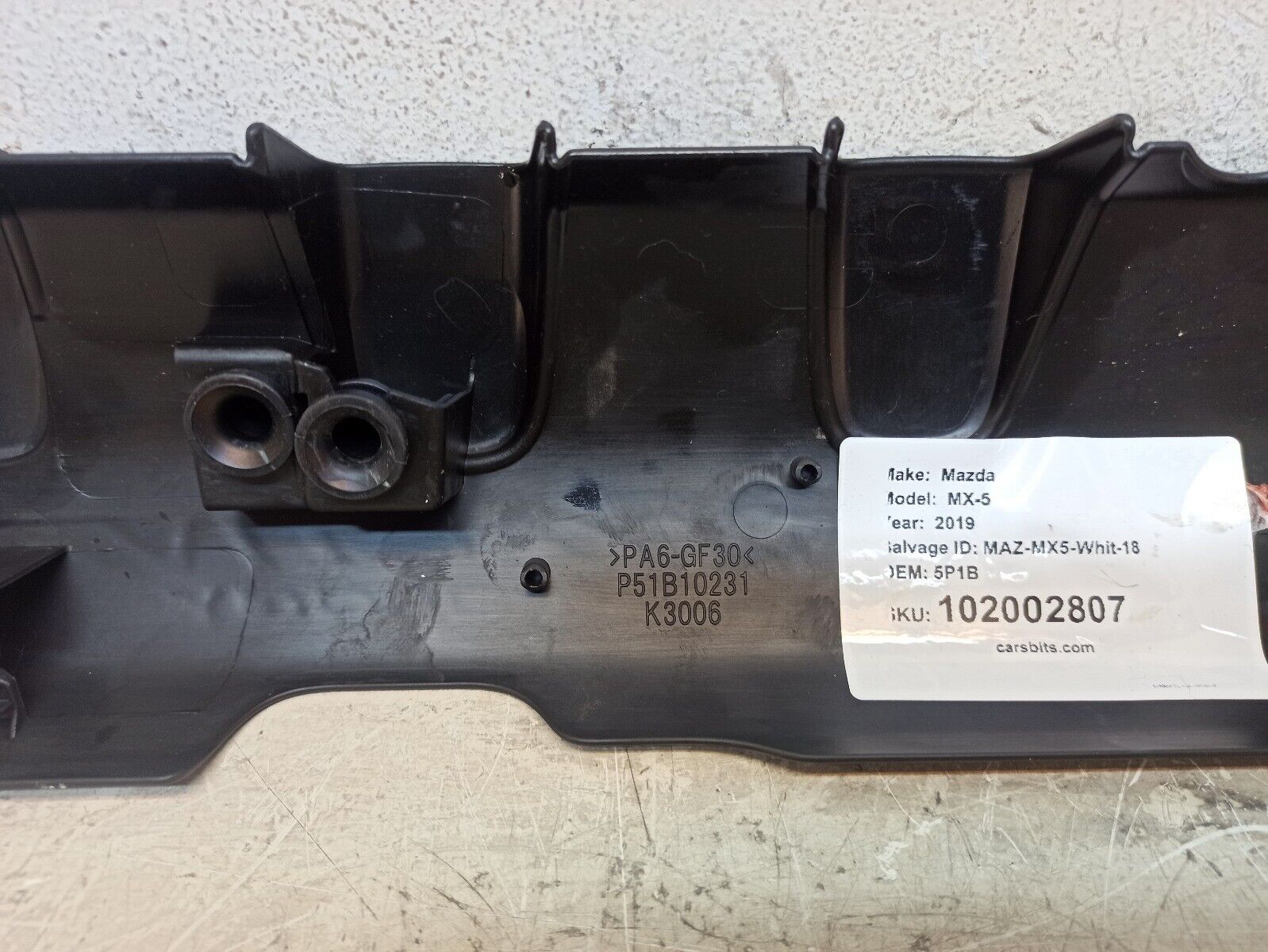 Mazda MX-5 2016-2021 1.5 Petrol Skyactive Technology Engine Cover P51B10231 - Image 5