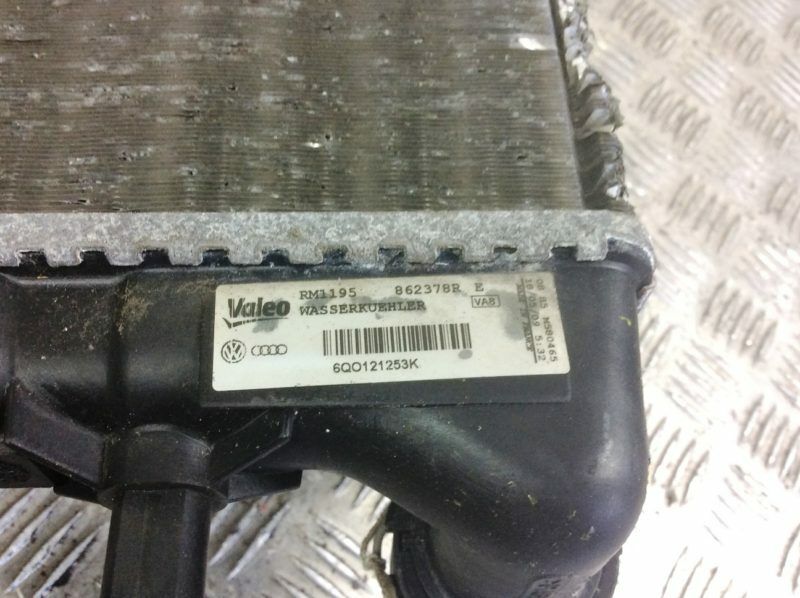 SEAT SKODA VW FABIA IBIZA ROOMSTER POLO COOLANT RADIATOR+FAN 6Q0121201HA ... - Image 6