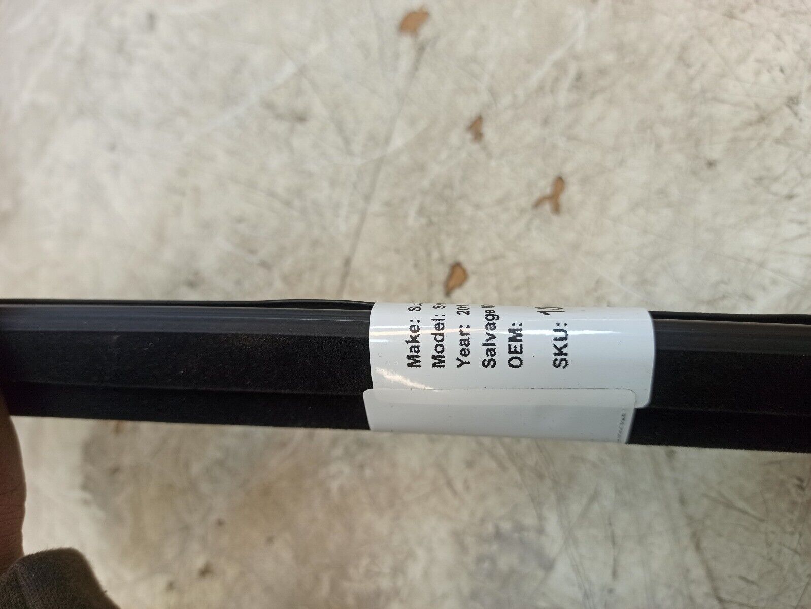 Suzuki Swift SZ5 2017-2022 Right Side Rear Window weather Seal - Image 8