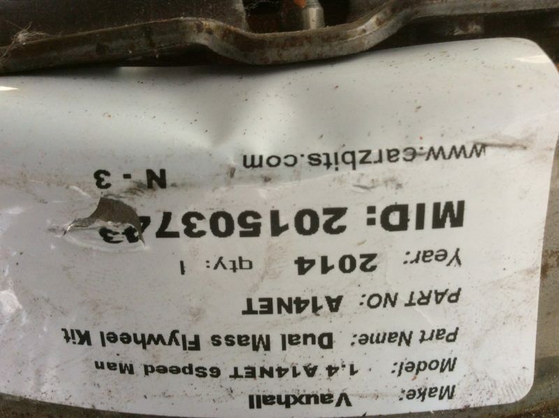 VAUXHALL 1.4 A14NET 6 SPEED MANUAL DUAL MASS FLYWHEEL KIT 2014 - Image 5