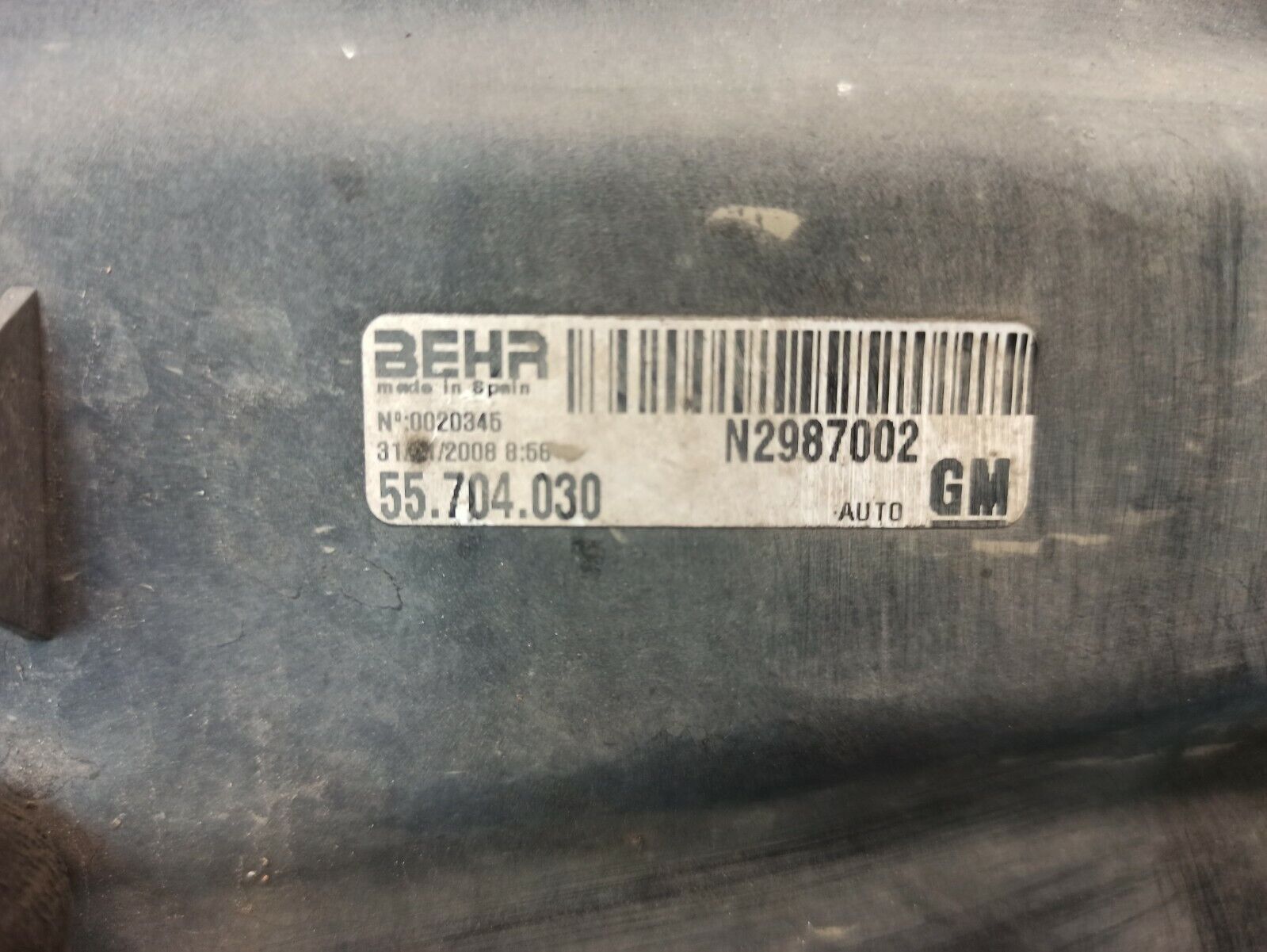 Vauxhall Corsa D 2008 AC Air Conditioning Radiator Pack System 13256567 - Image 8