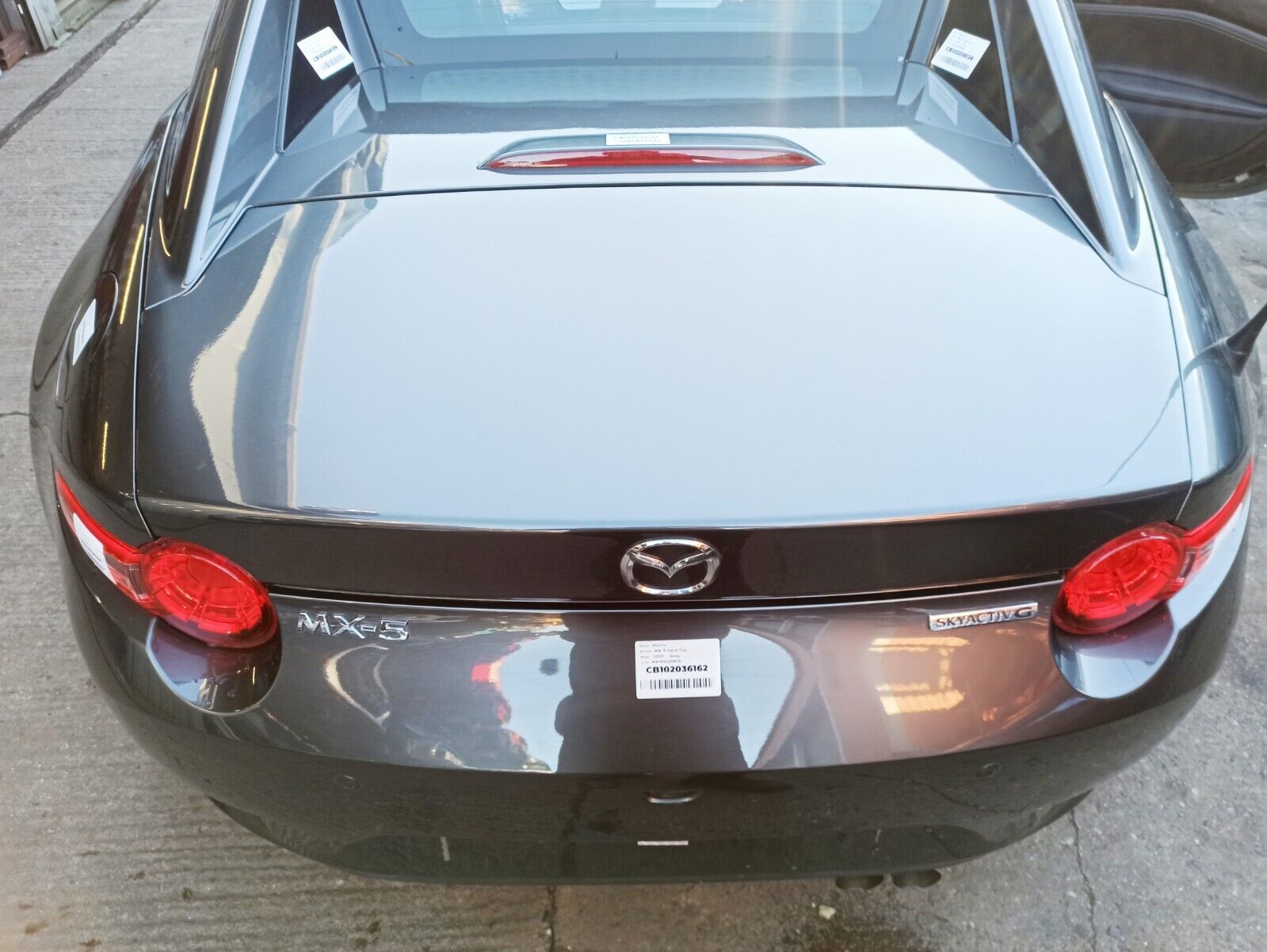 Mazda MX-5 MK4 2016-2023 Bare Boot Lid Trunk in 46G Machine Grey