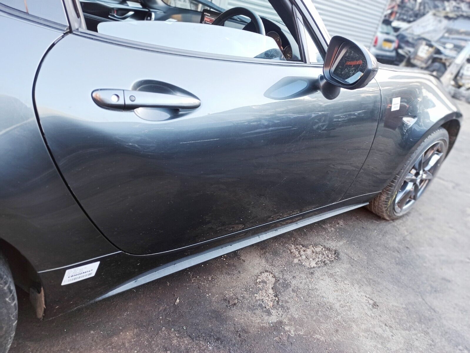 Mazda MX-5 MK4 2016-2023 Bare Door Right Side in 46G Machine Grey