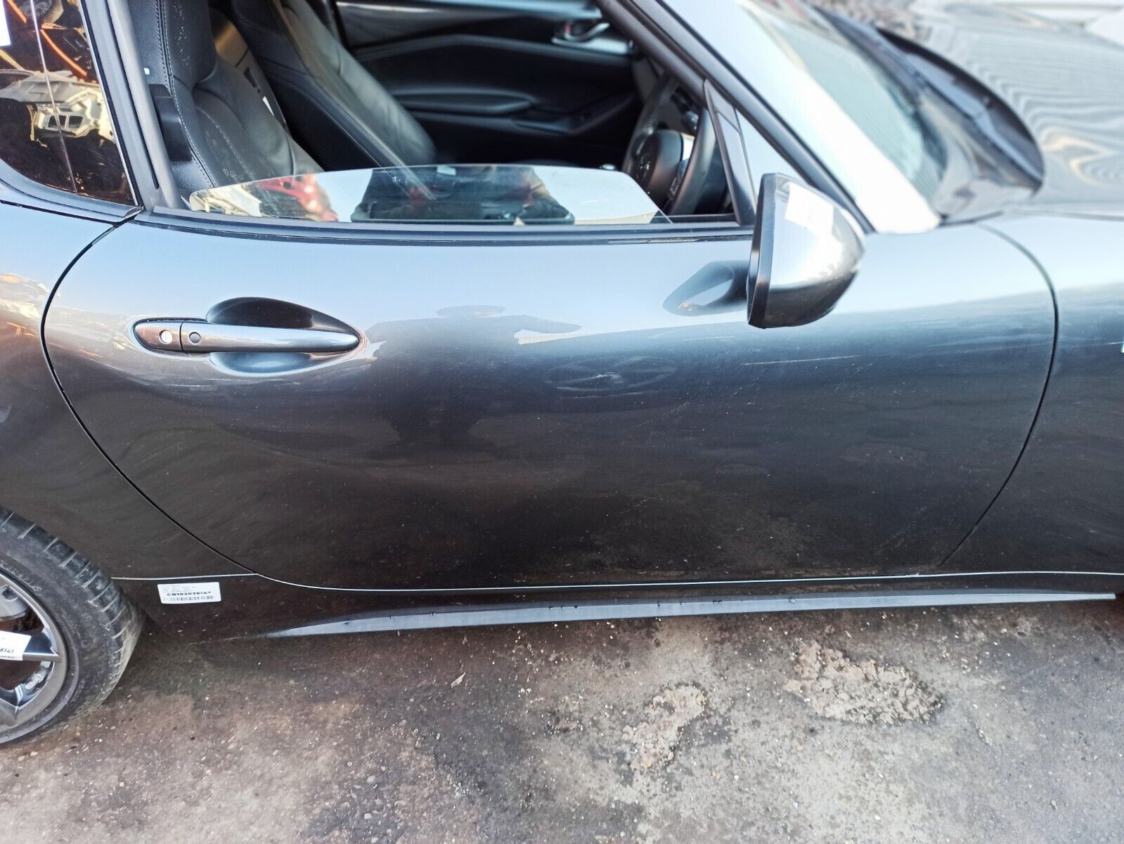Mazda MX-5 MK4 2016-2023 Bare Door Right Side in 46G Machine Grey