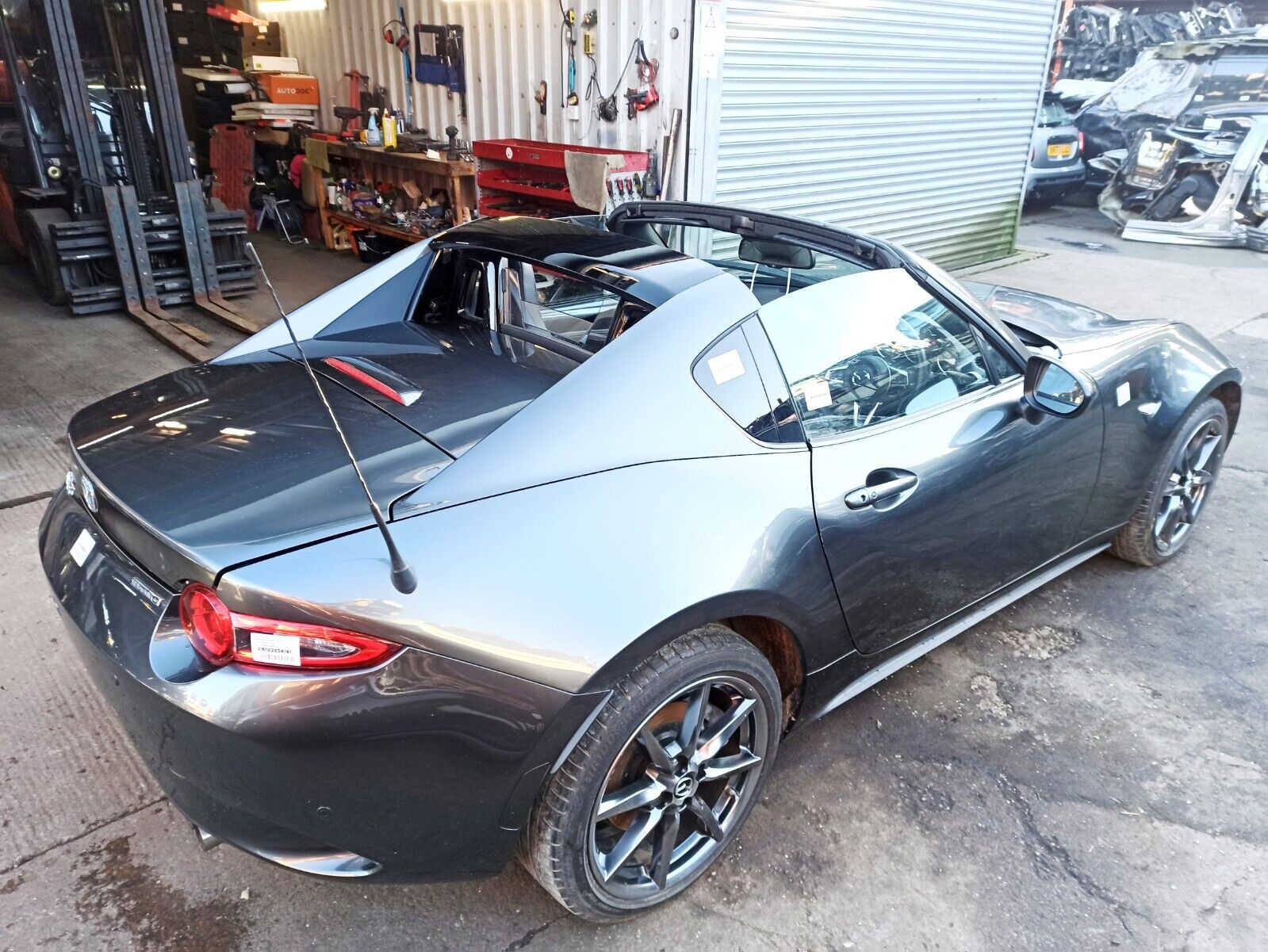 Mazda MX-5 MK4 2016-2023 Bare Door Right Side in 46G Machine Grey